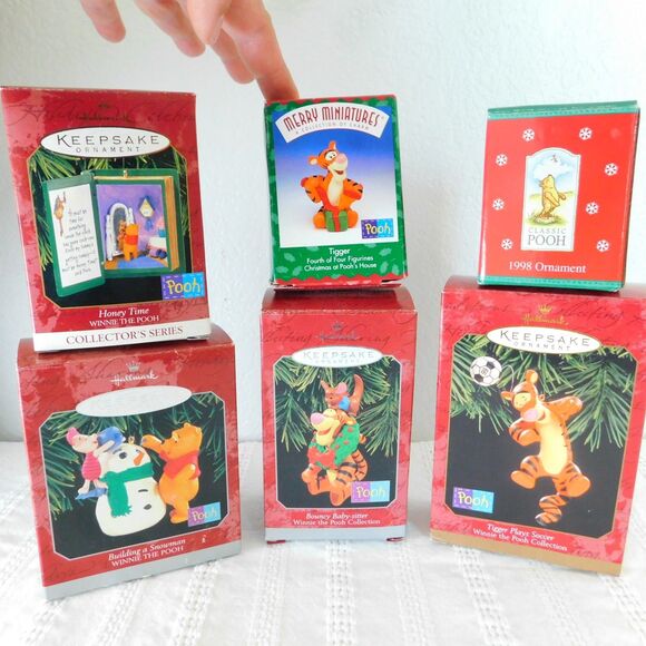 Winnie The Pooh Collection Hallmark Keepsake Ornaments Lot Of 6 1998 NEW! Unused - Picture 15 of 15